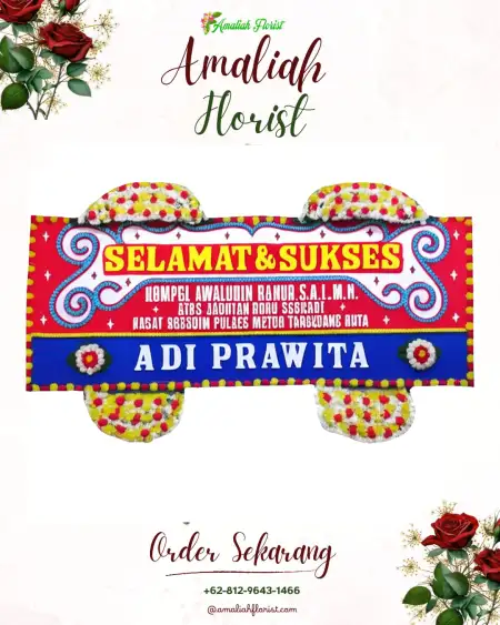 Papan Bunga Ucapan Selamat Mojosarirejo